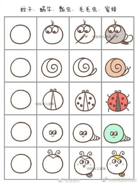 简笔画教程大全简单的画动物,简笔画入门零基础画动物