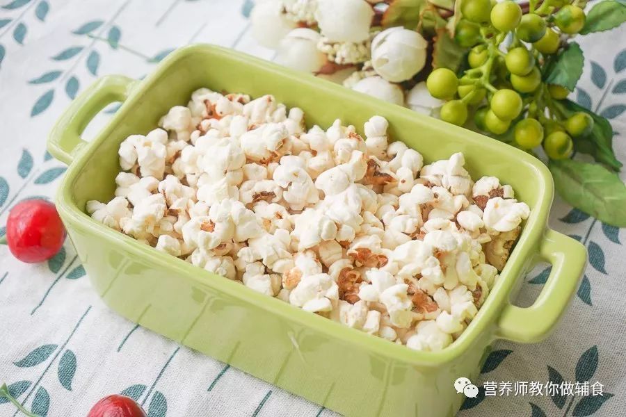 自制无油无糖爆米花热量,爆米花三合一装低糖