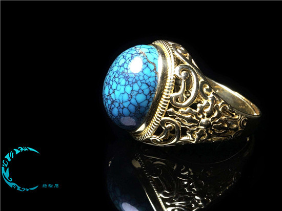 白乌兰花绿松石的特征,鸿运堂绿松石