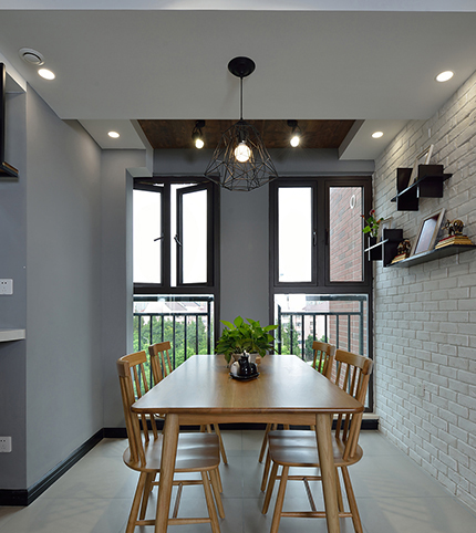 双宋结婚新房如果这样装~上海高桥新城89㎡北欧实景，隐形门亮了