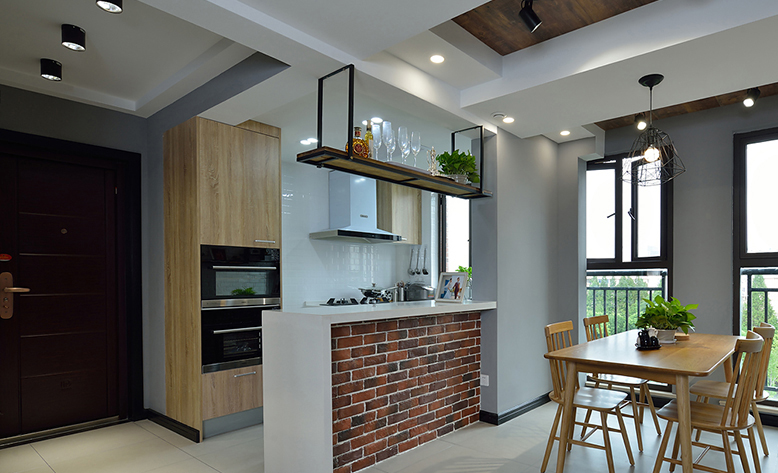 双宋结婚新房如果这样装~上海高桥新城89㎡北欧实景，隐形门亮了