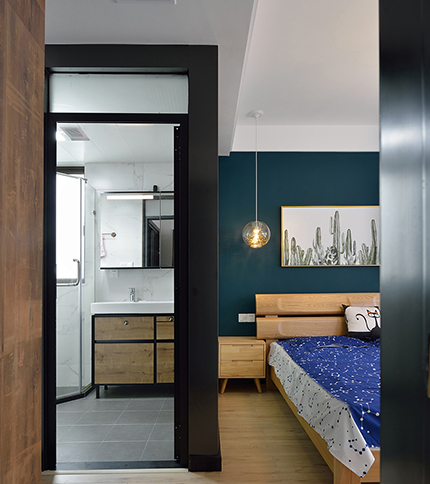 双宋结婚新房如果这样装~上海高桥新城89㎡北欧实景，隐形门亮了