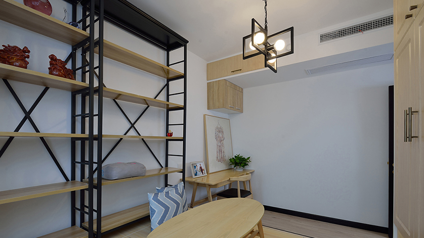 双宋结婚新房如果这样装~上海高桥新城89㎡北欧实景，隐形门亮了