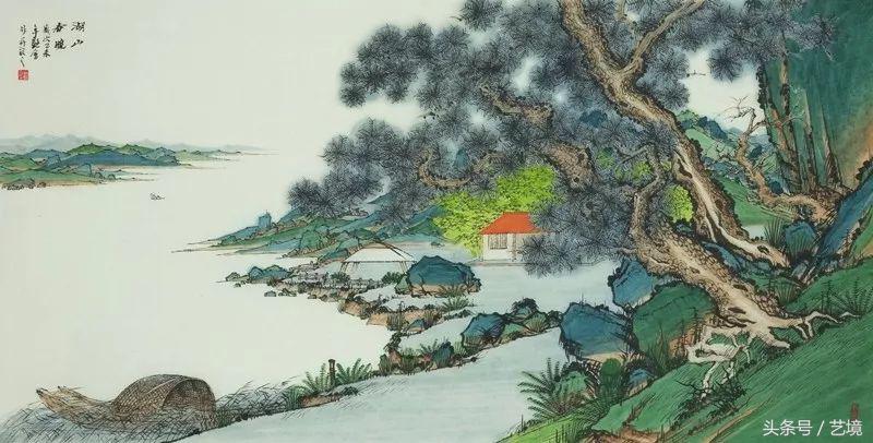 诗性翰墨——刘艳会新青绿山水作品品鉴