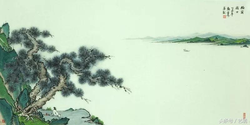 诗性翰墨——刘艳会新青绿山水作品品鉴