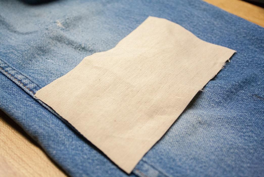 牛仔裤修补过程视频,牛仔裤破洞无痕修复贴