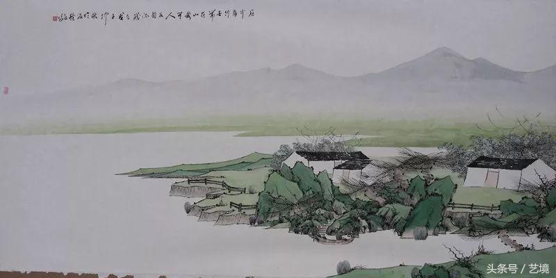 诗性翰墨——刘艳会新青绿山水作品品鉴