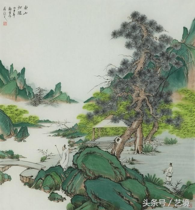 诗性翰墨——刘艳会新青绿山水作品品鉴