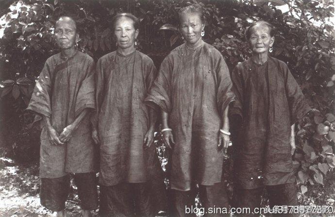 客家人妇女老照片,客家女人大襟衫