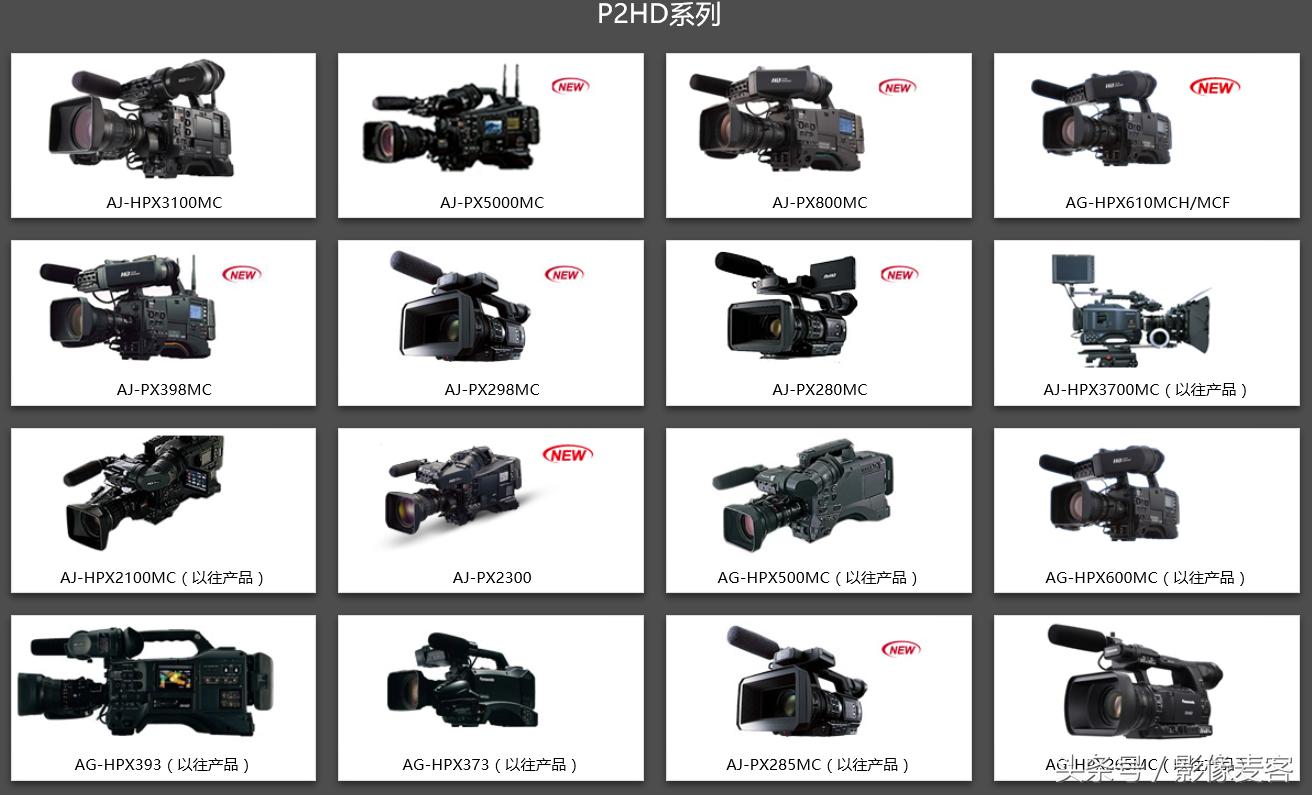 松下专业摄像镜头,松下专业摄像机系列