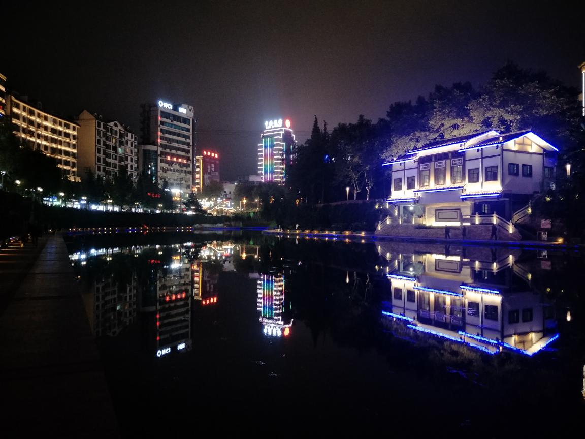 遵义湘江夜景视频,遵义湘江河夜景