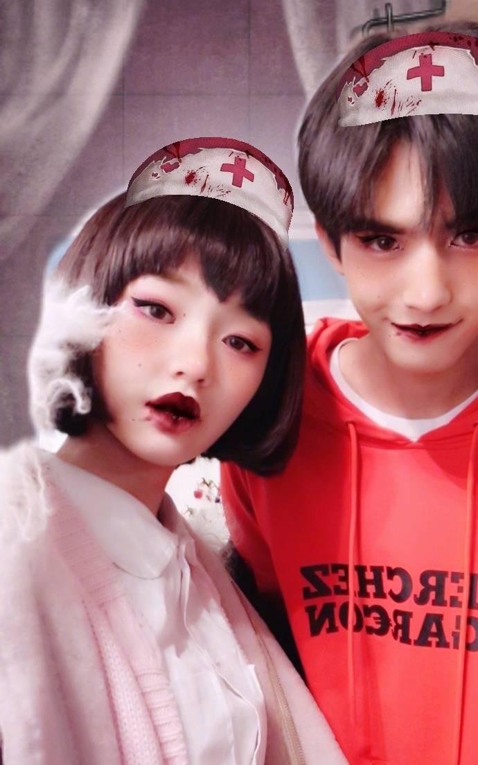 万圣节妆容林允,万圣节杨紫妆容