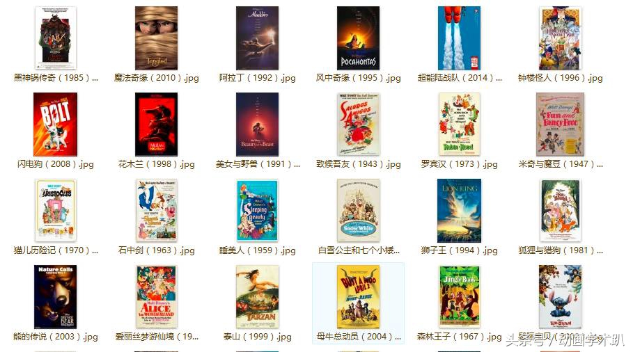 1000张!史上最全动画电影海报合集