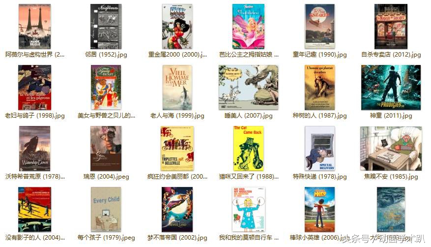 1000张!史上最全动画电影海报合集