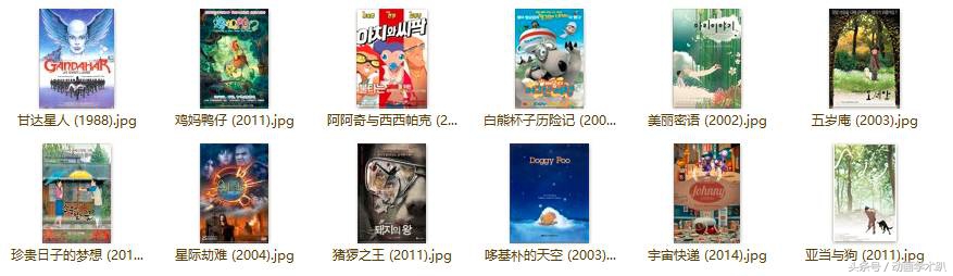 1000张!史上最全动画电影海报合集