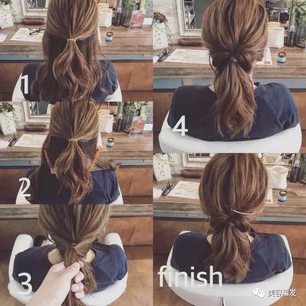 1分钟速成5步唯美森女编发,韩式斜刘海编发图解