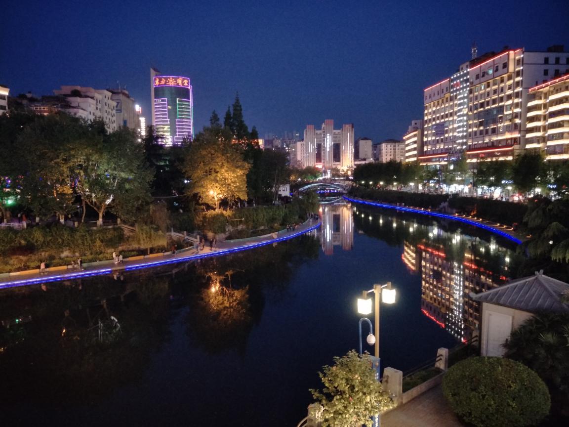 遵义湘江夜景视频,遵义湘江河夜景