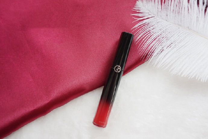 阿玛尼116口红,18支阿玛尼黑管唇釉全试色