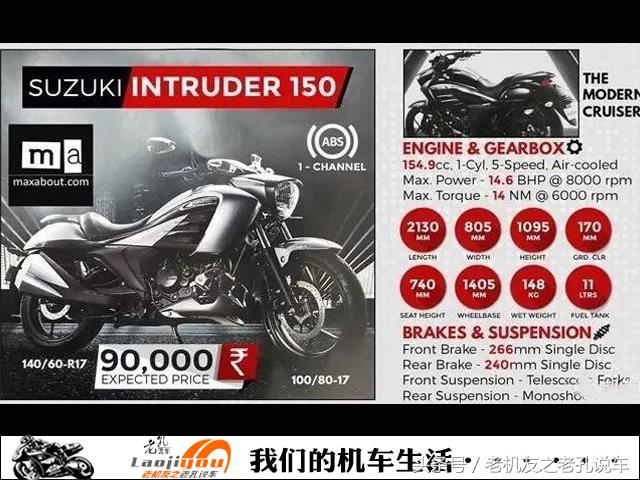 铃木“大排量”新品巡航太子发布,万元售价150的动力但很粗壮