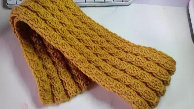 棒针编织简单的围巾新手教程,棒针围巾的编织教程最简单