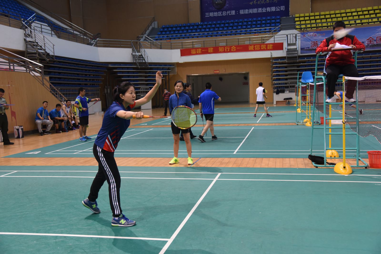 三明消防比赛直播,消防支队羽毛球比赛