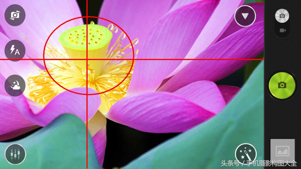 黄金分割跟三分法构图的区别,九宫格构图是黄金分割比例吗