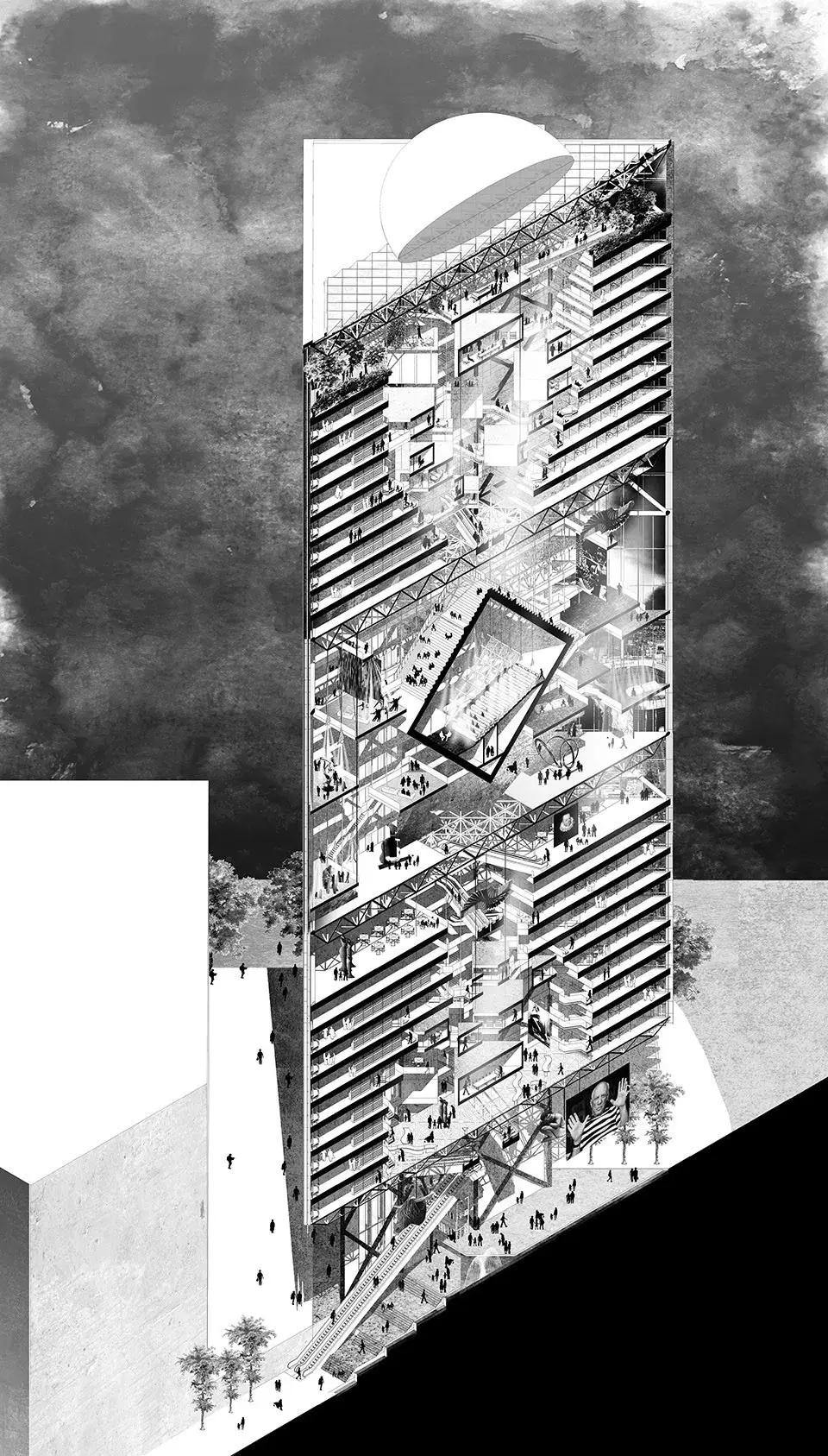 底图之上,如何P出惊艳考官的剖面效果图