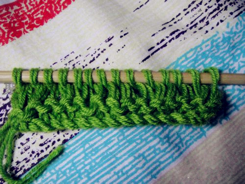 棒针编织简单的围巾新手教程,棒针围巾的编织教程最简单