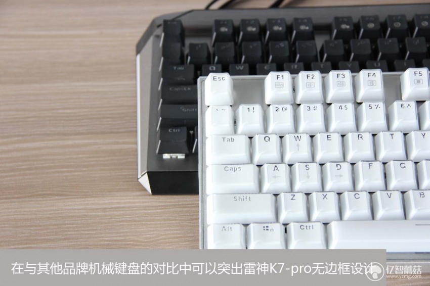 雷神机械键盘实测,雷神白幽灵键盘