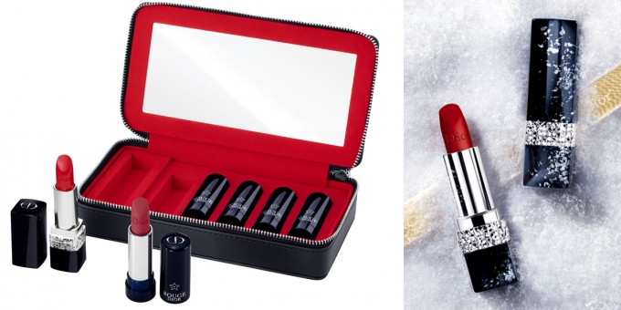 金色宝石唇膏，变成粉蜡笔了！DIOR限量圣诞彩妆系列