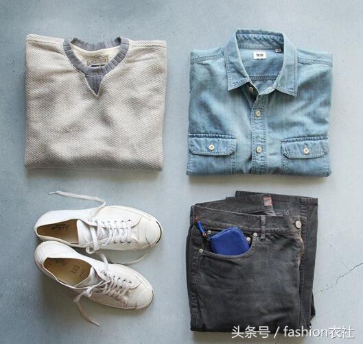 男生牛仔外套搭配连帽卫衣,男生牛仔外套搭配迷彩裤