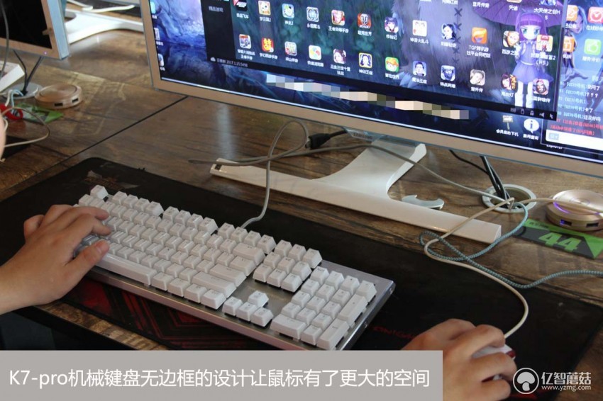 雷神机械键盘实测,雷神白幽灵键盘