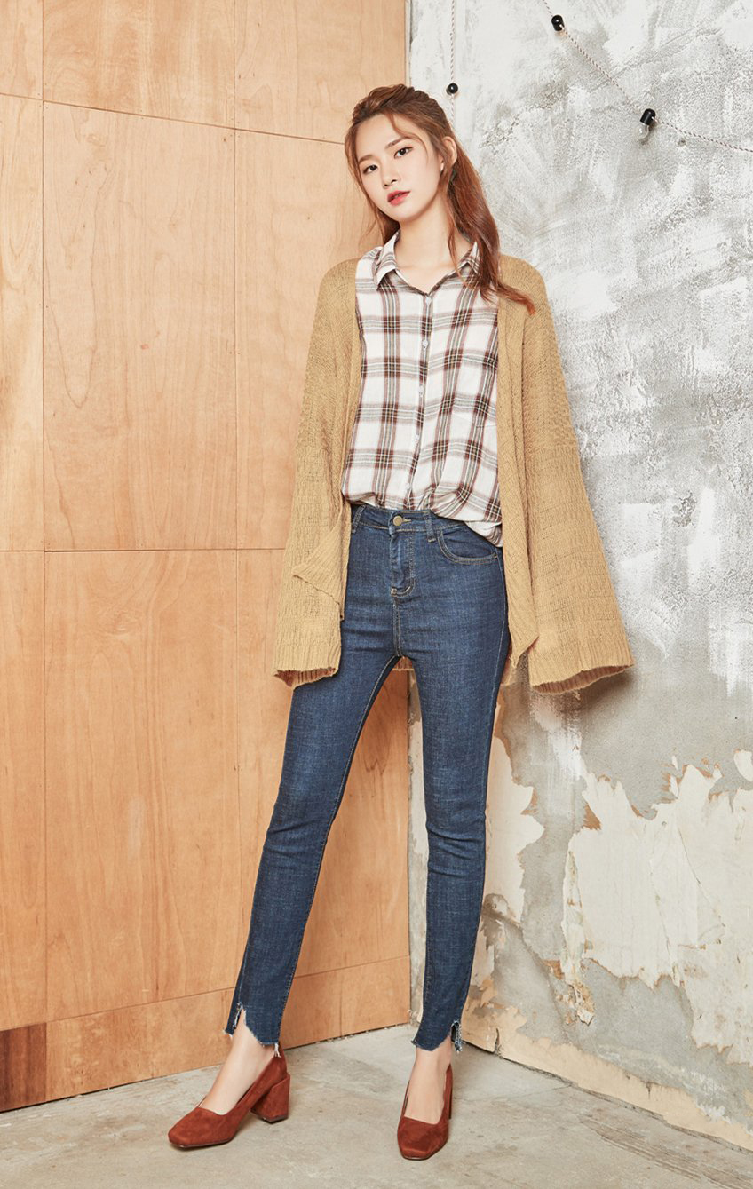 冬天穿搭女针织衫,秋冬女新款针织衫毛衣搭配