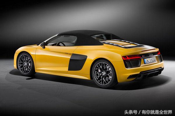 奥迪audir8黑武士,AudiR8敞篷版