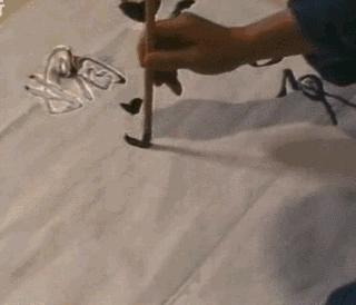 启功48首自作诗书法,启功书法杜甫望岳诗轴