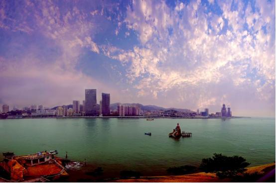 厦门城在海上海在城中图片,厦门这座城市美在哪