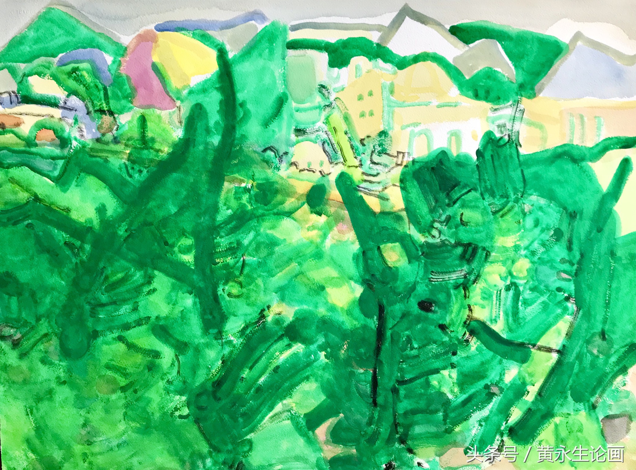 漳州画家作品欣赏,福建漳州灵通山图片绘画