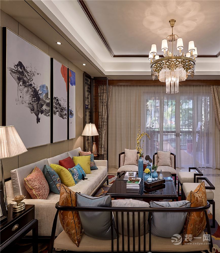 石湖之韵装修,苏州极简风格搭配效果图