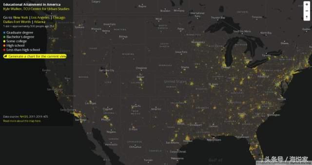 想选最佳城市移民，美国高素质人口都生活在哪些城市？华人都在哪