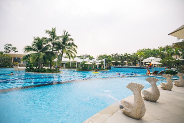 有独立泳池的度假酒店,这家酒店有12层楼