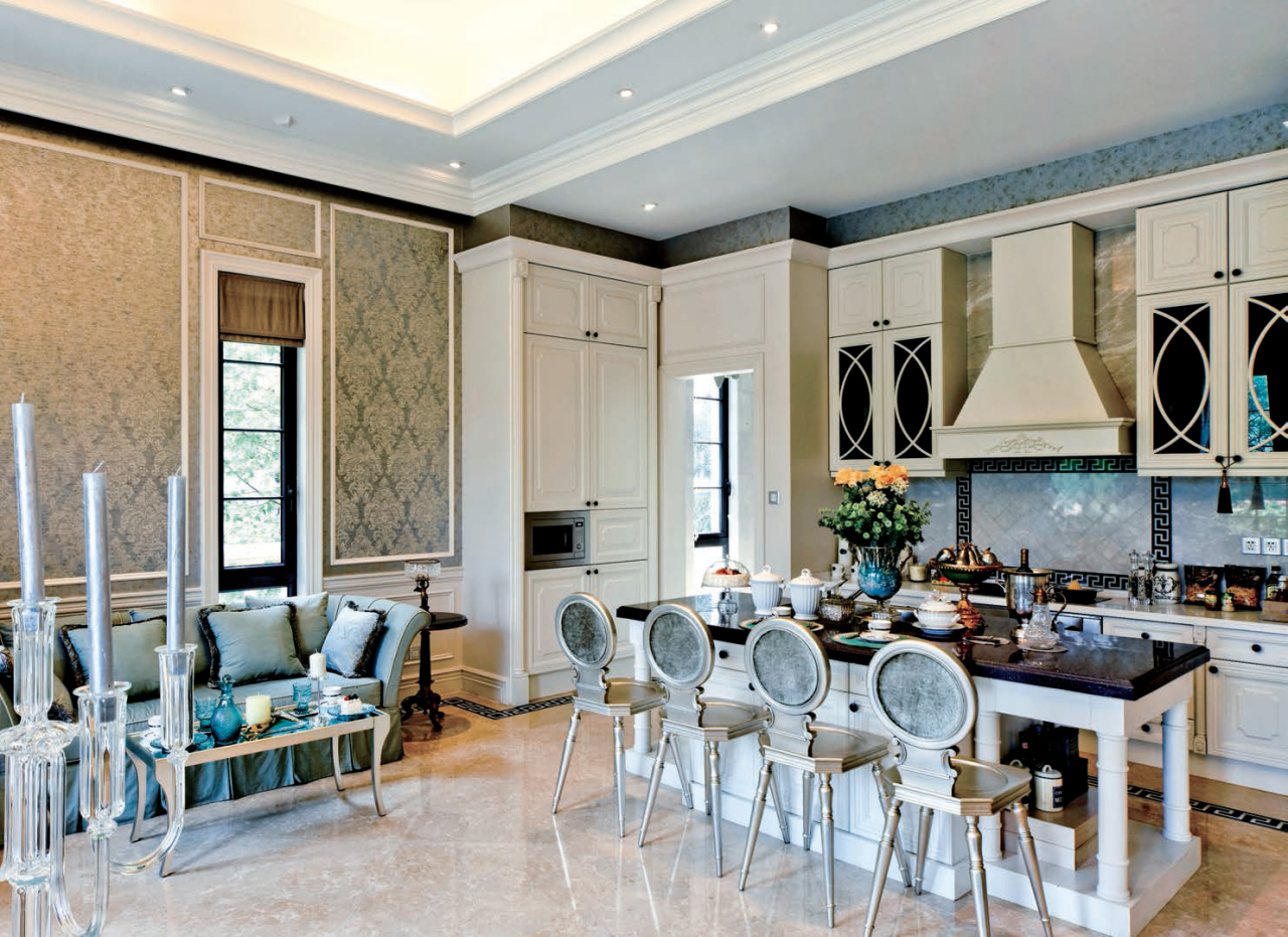 唐山君熙太和下沉庭院,唐山装修风格温馨客厅设计