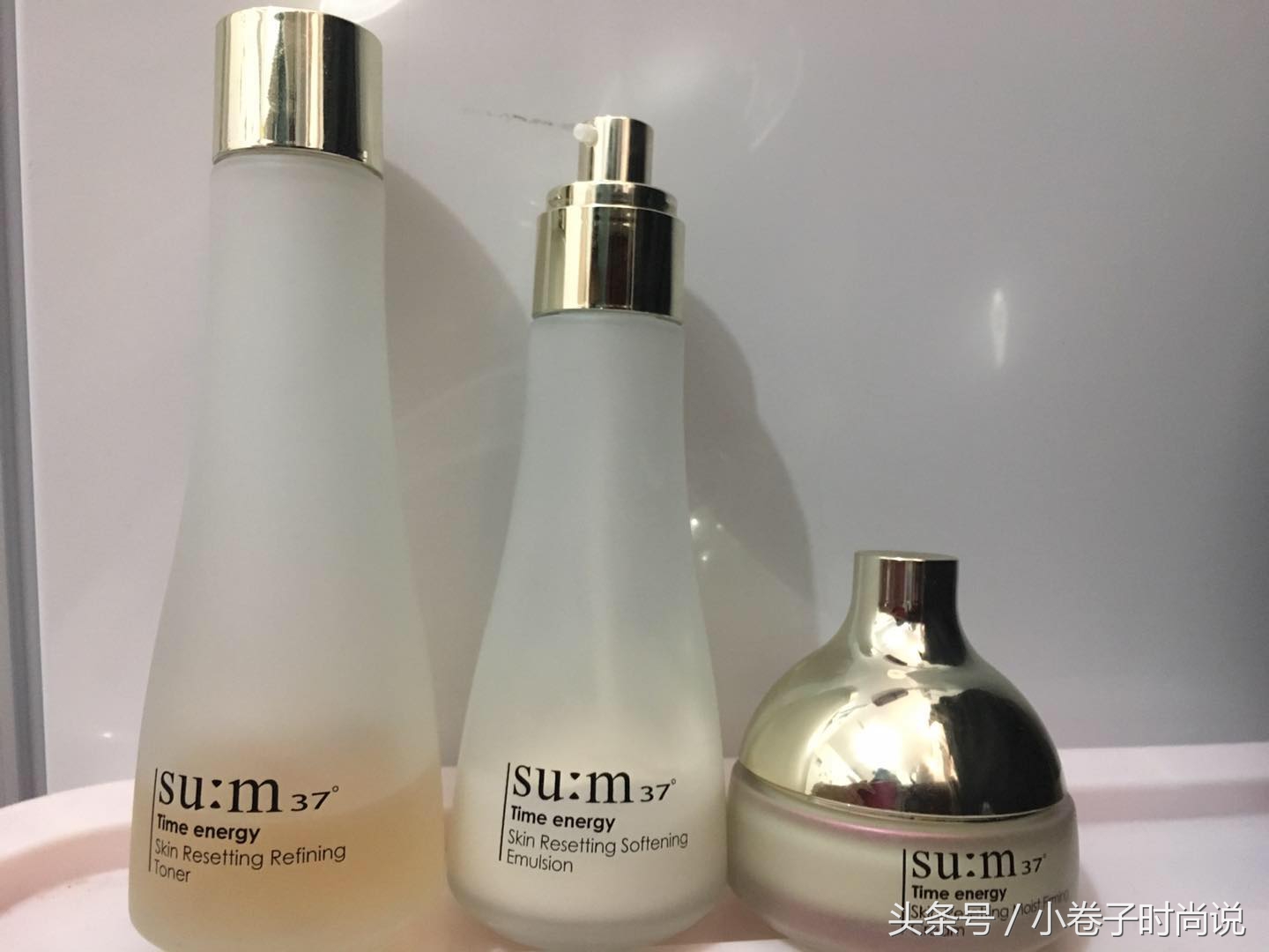 空瓶记02:水油平衡不是梦,sum37呼吸时光能量水乳套装评测