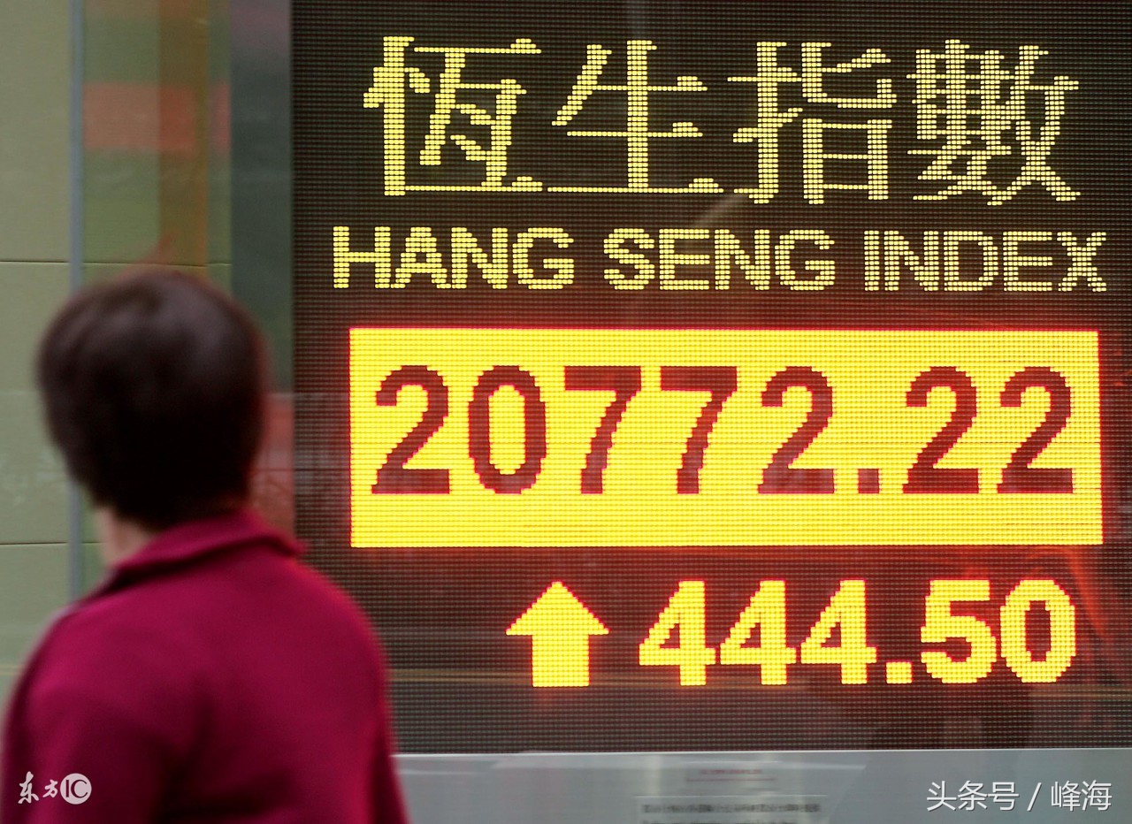 恒指短线下挫跌超200点,恒指下跌425%逼近21000点整数关口