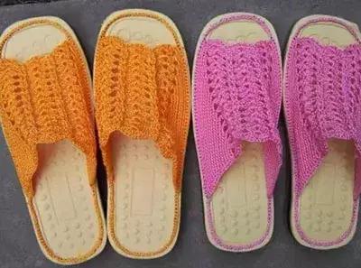 毛线拖鞋钩针方法视频教程全集,婴儿毛线拖鞋钩针编织图案
