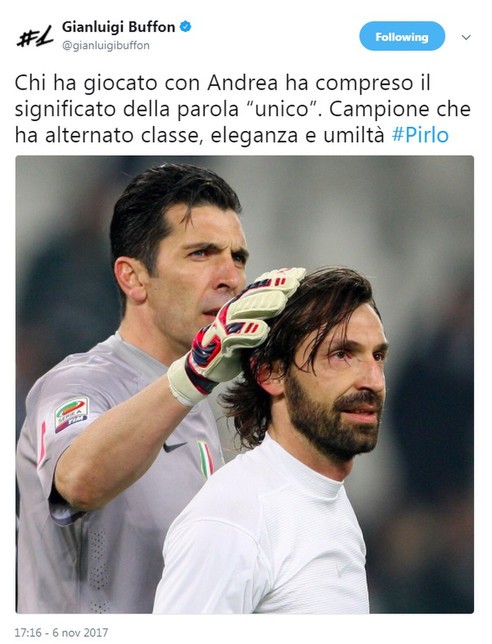 皮尔洛告别世界杯,传奇落幕罗纳尔多