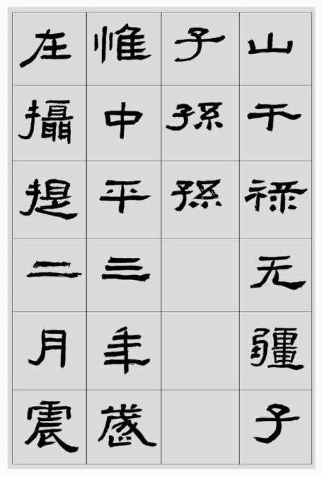 临帖方法和步骤,整理一些初学临帖作品