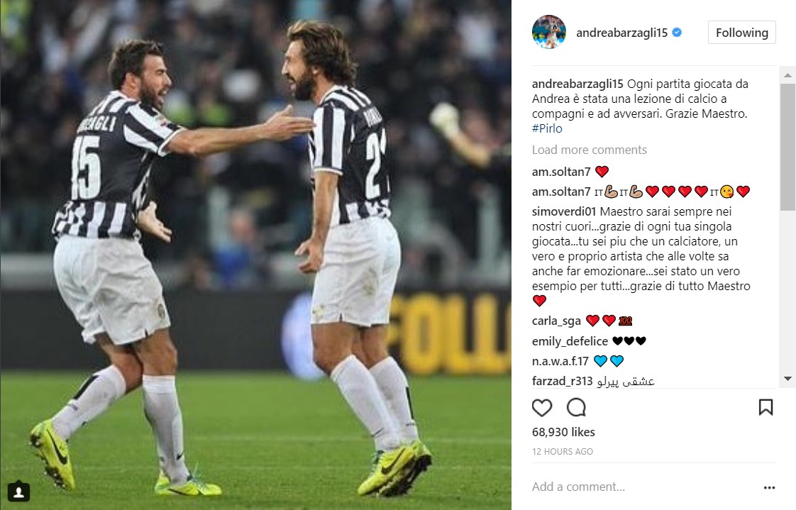 皮尔洛告别世界杯,传奇落幕罗纳尔多