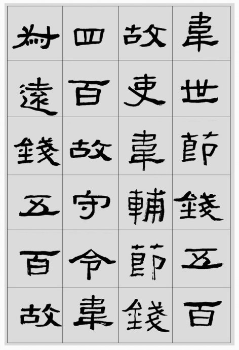 临帖方法和步骤,整理一些初学临帖作品