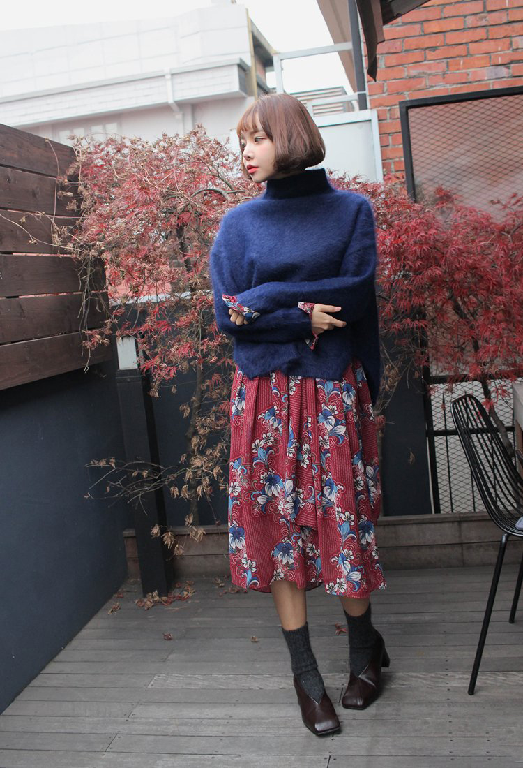 韩版宽松慵懒风毛衣如何搭配,宽松毛衣女韩版慵懒风的搭配