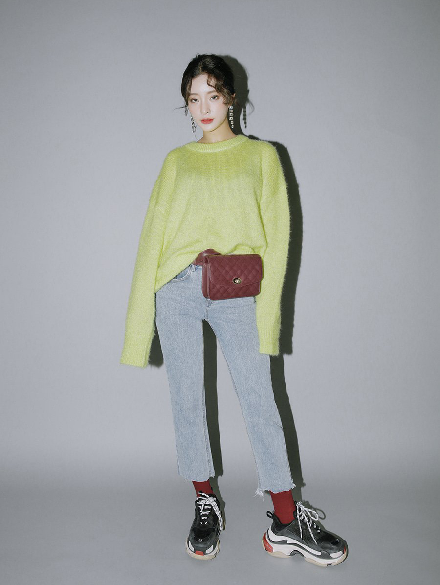 韩版宽松慵懒风毛衣如何搭配,宽松毛衣女韩版慵懒风的搭配